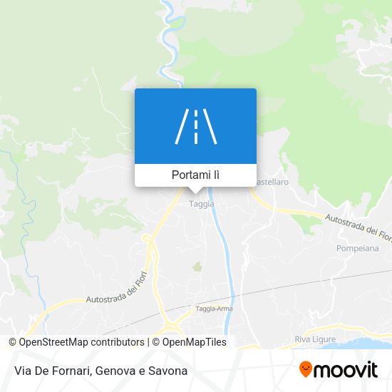 Mappa Via De Fornari