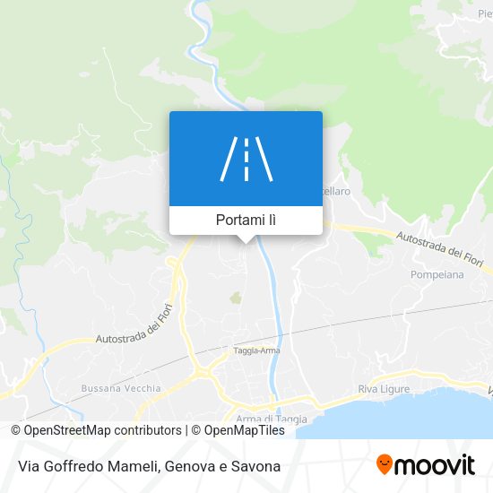 Mappa Via Goffredo Mameli