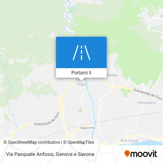 Mappa Via Pasquale Anfossi