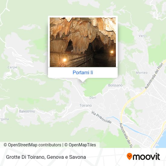 Mappa Grotte Di Toirano