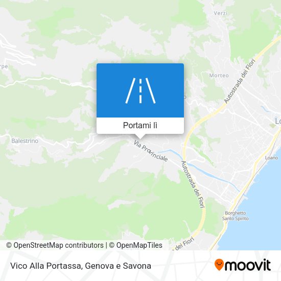 Mappa Vico Alla Portassa