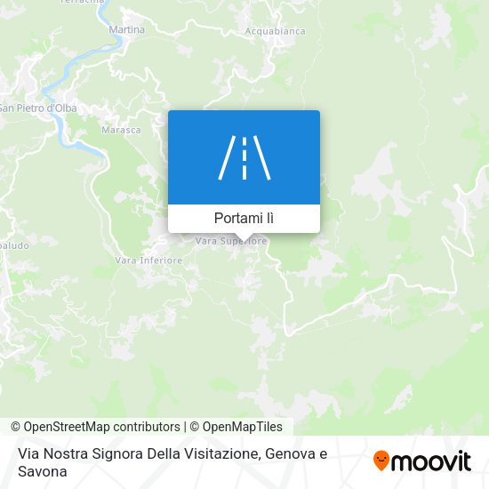 Mappa Via Nostra Signora Della Visitazione