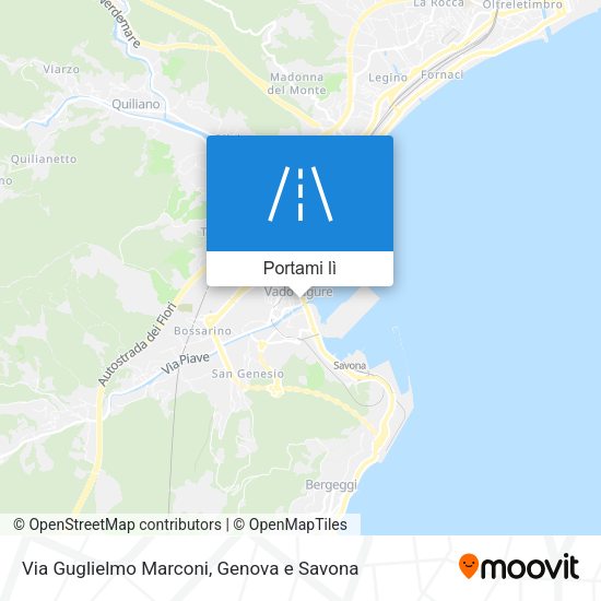 Mappa Via Guglielmo Marconi