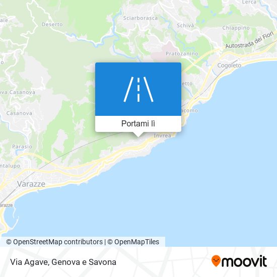 Mappa Via Agave