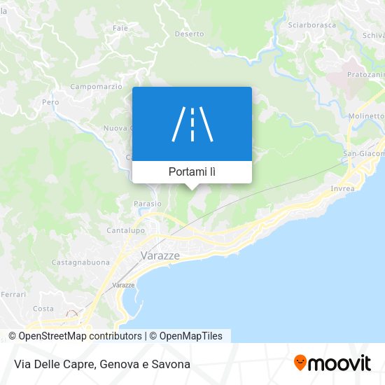 Mappa Via Delle Capre