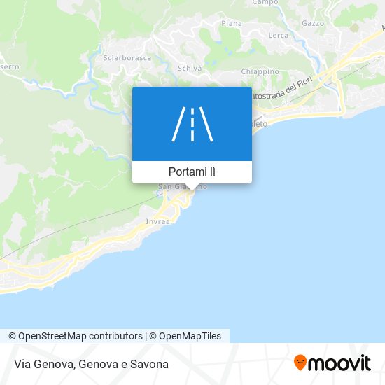 Mappa Via Genova