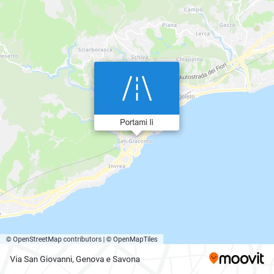 Mappa Via San Giovanni