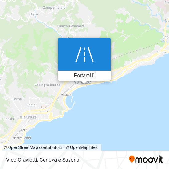 Mappa Vico Craviotti
