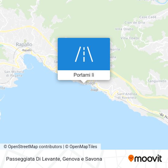 Mappa Passeggiata Di Levante