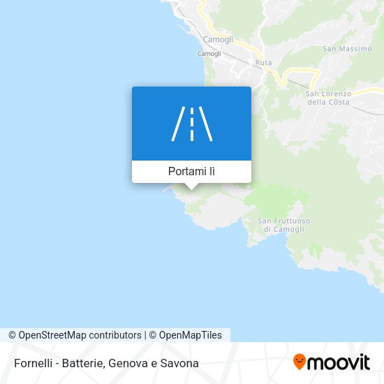 Mappa Fornelli - Batterie