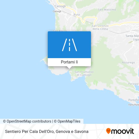 Mappa Sentiero Per Cala Dell'Oro