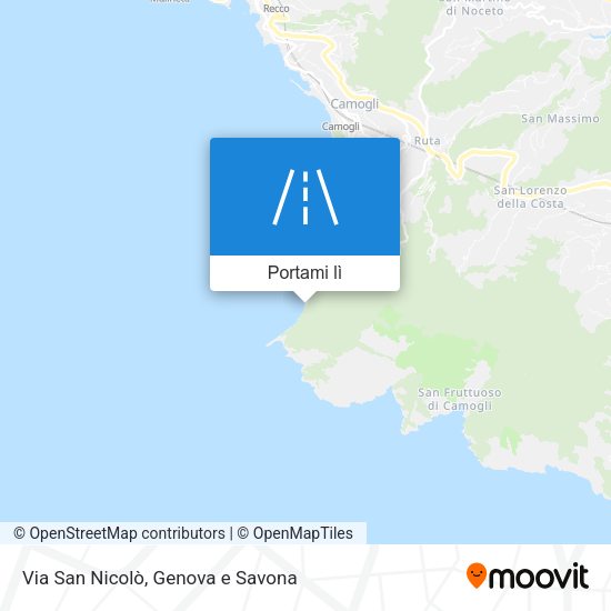 Mappa Via San Nicolò