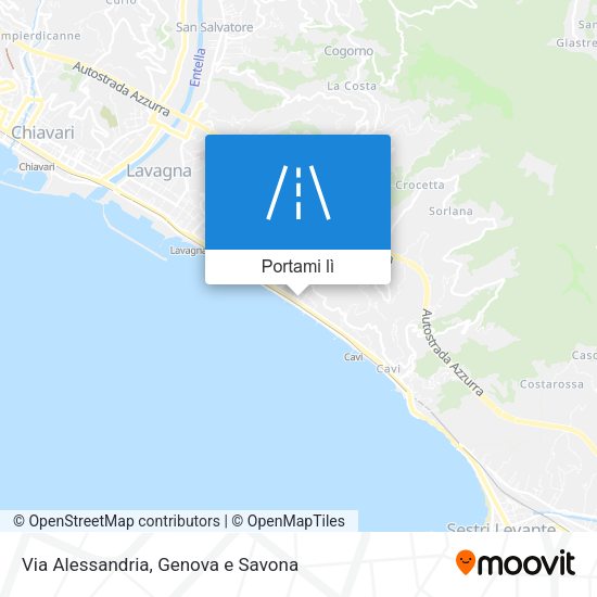Mappa Via Alessandria