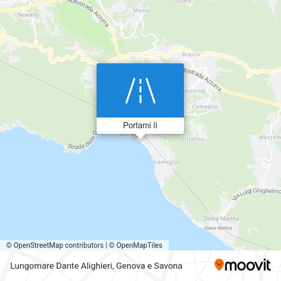 Mappa Lungomare Dante Alighieri