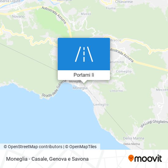 Mappa Moneglia - Casale