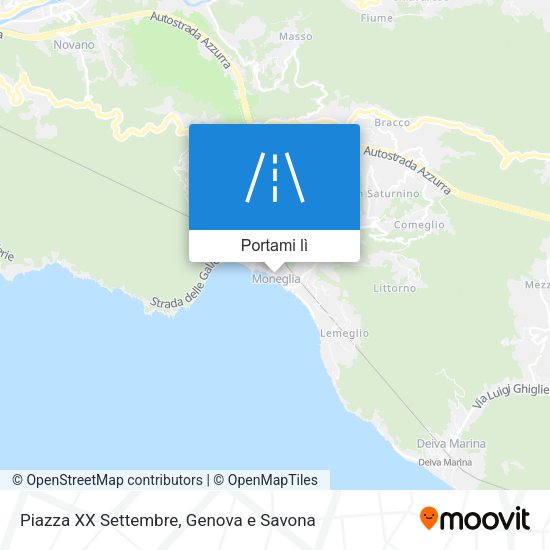 Mappa Piazza XX Settembre