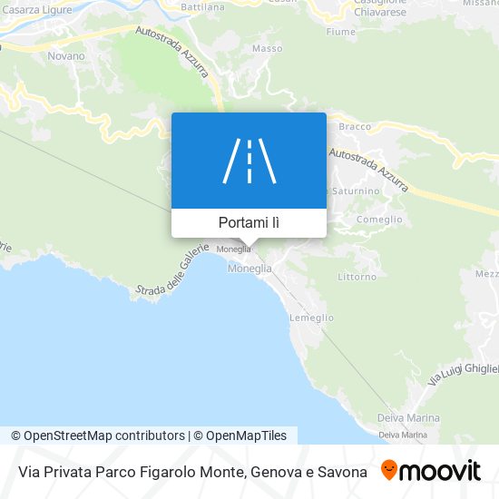 Mappa Via Privata Parco Figarolo Monte