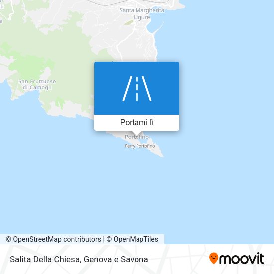Mappa Salita Della Chiesa
