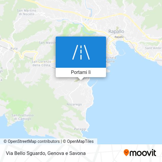 Mappa Via Bello Sguardo