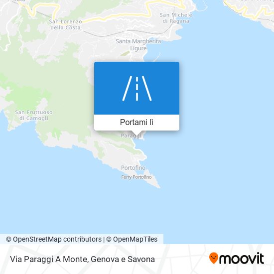 Mappa Via Paraggi A Monte