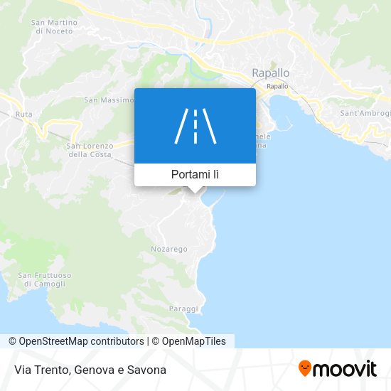 Mappa Via Trento