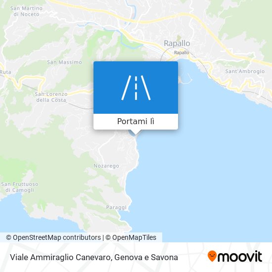 Mappa Viale Ammiraglio Canevaro