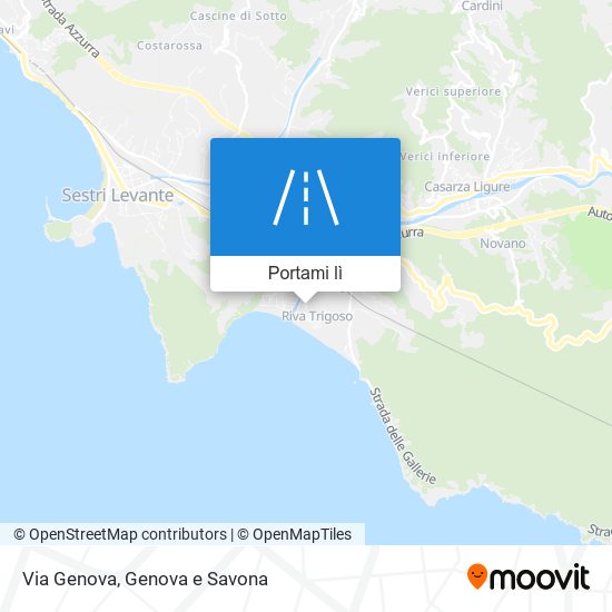 Mappa Via Genova