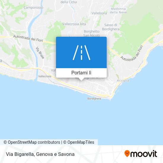 Mappa Via Bigarella