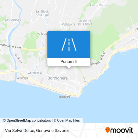 Mappa Via Selva Dolce