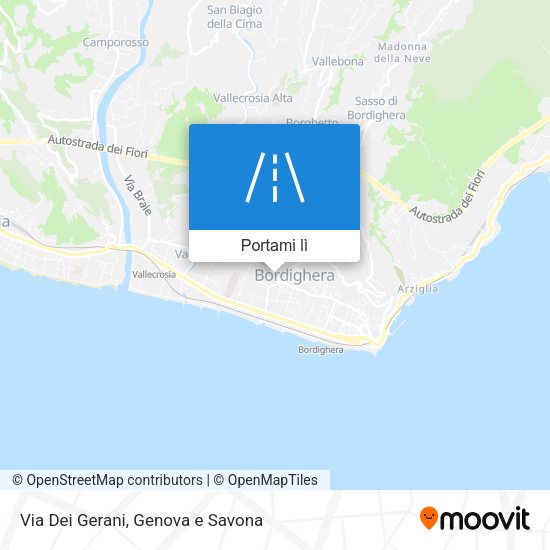 Mappa Via Dei Gerani
