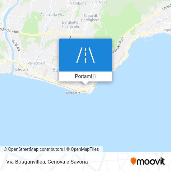 Mappa Via Bouganvillea
