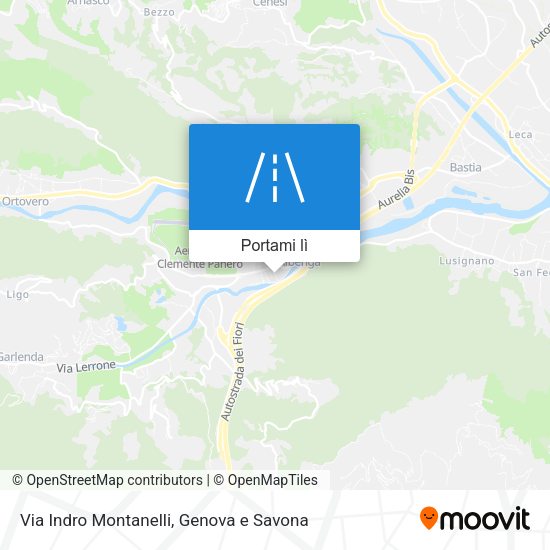 Mappa Via Indro Montanelli