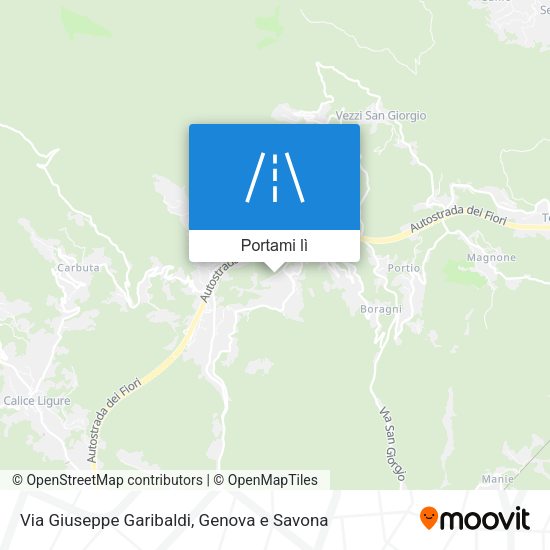 Mappa Via Giuseppe Garibaldi