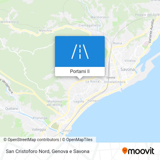 Mappa San Cristoforo Nord
