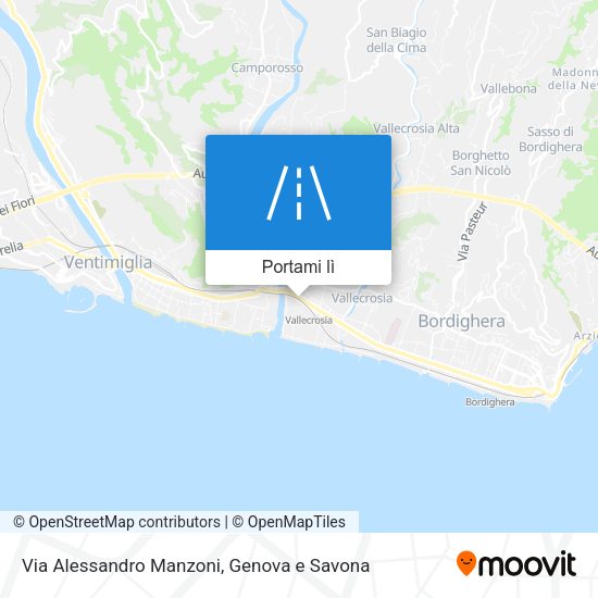 Mappa Via Alessandro Manzoni