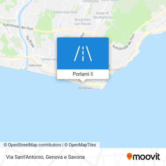 Mappa Via Sant'Antonio