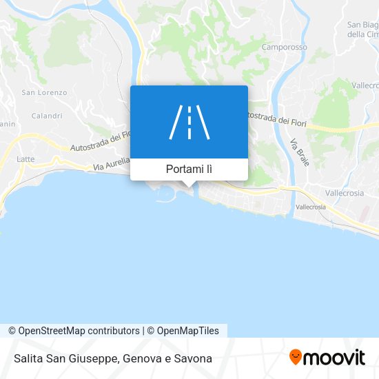Mappa Salita San Giuseppe