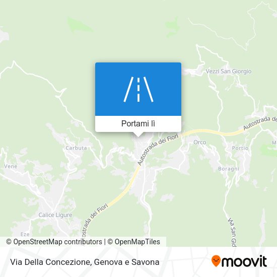 Mappa Via Della Concezione