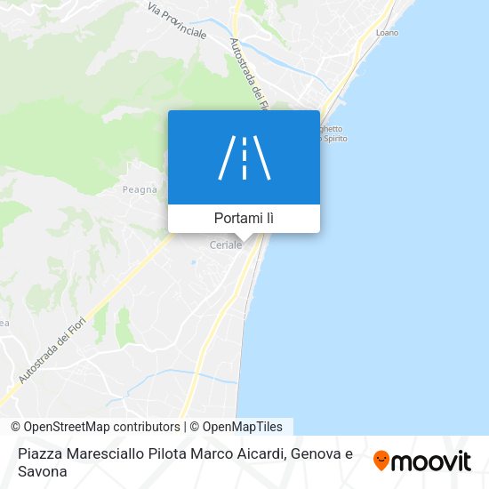 Mappa Piazza Maresciallo Pilota Marco Aicardi