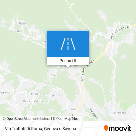 Mappa Via Trattati Di Roma