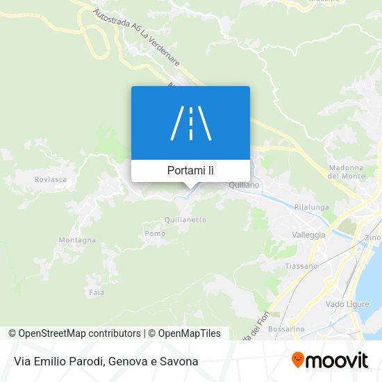 Mappa Via Emilio Parodi