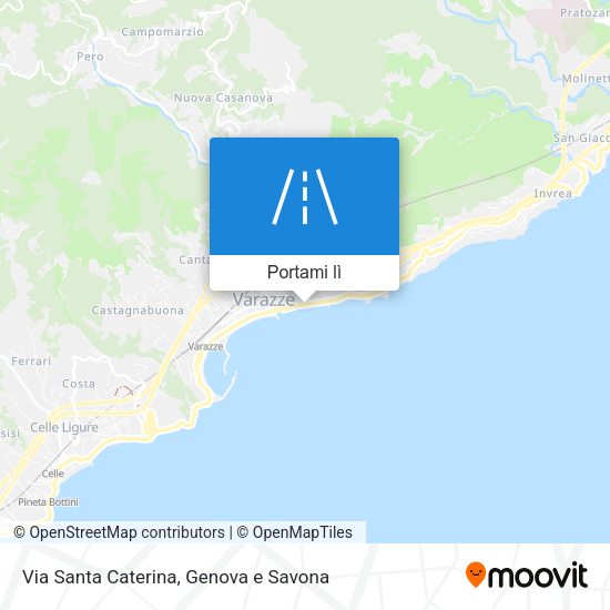 Mappa Via Santa Caterina