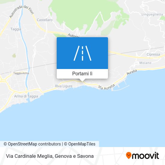Mappa Via Cardinale Meglia
