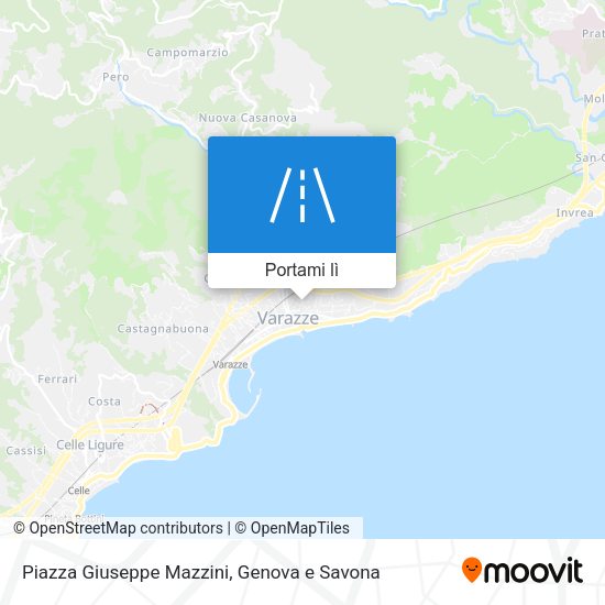 Mappa Piazza Giuseppe Mazzini
