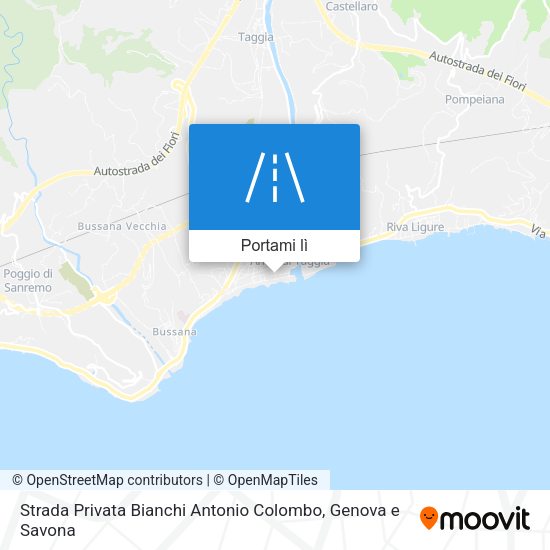 Mappa Strada Privata Bianchi Antonio Colombo