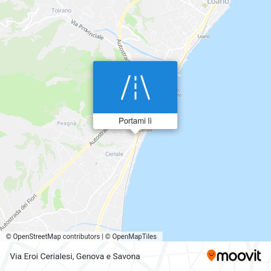Mappa Via Eroi Cerialesi