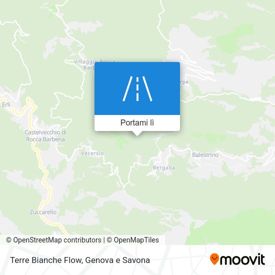 Mappa Terre Bianche Flow