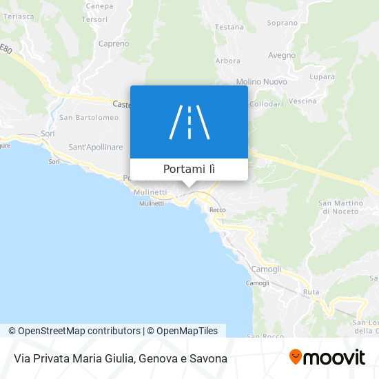 Mappa Via Privata Maria Giulia