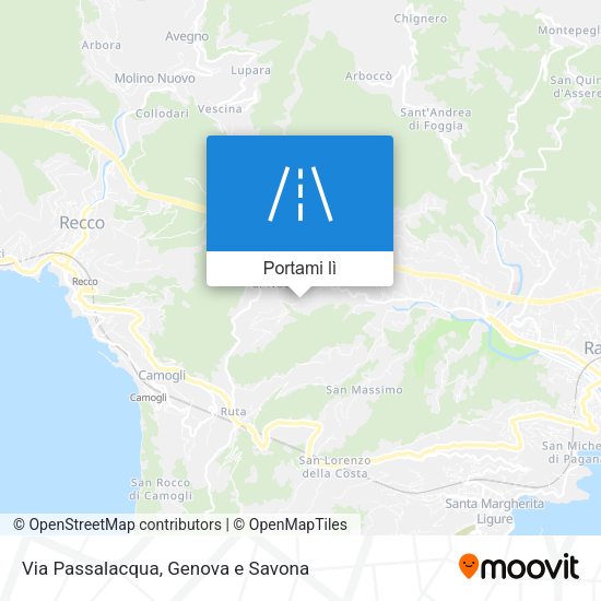 Mappa Via Passalacqua