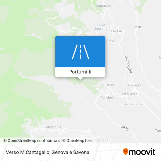 Mappa Verso M.Cantagallo